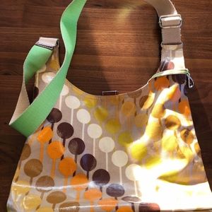 Orla Kiely tree print crossbody mini sling bag